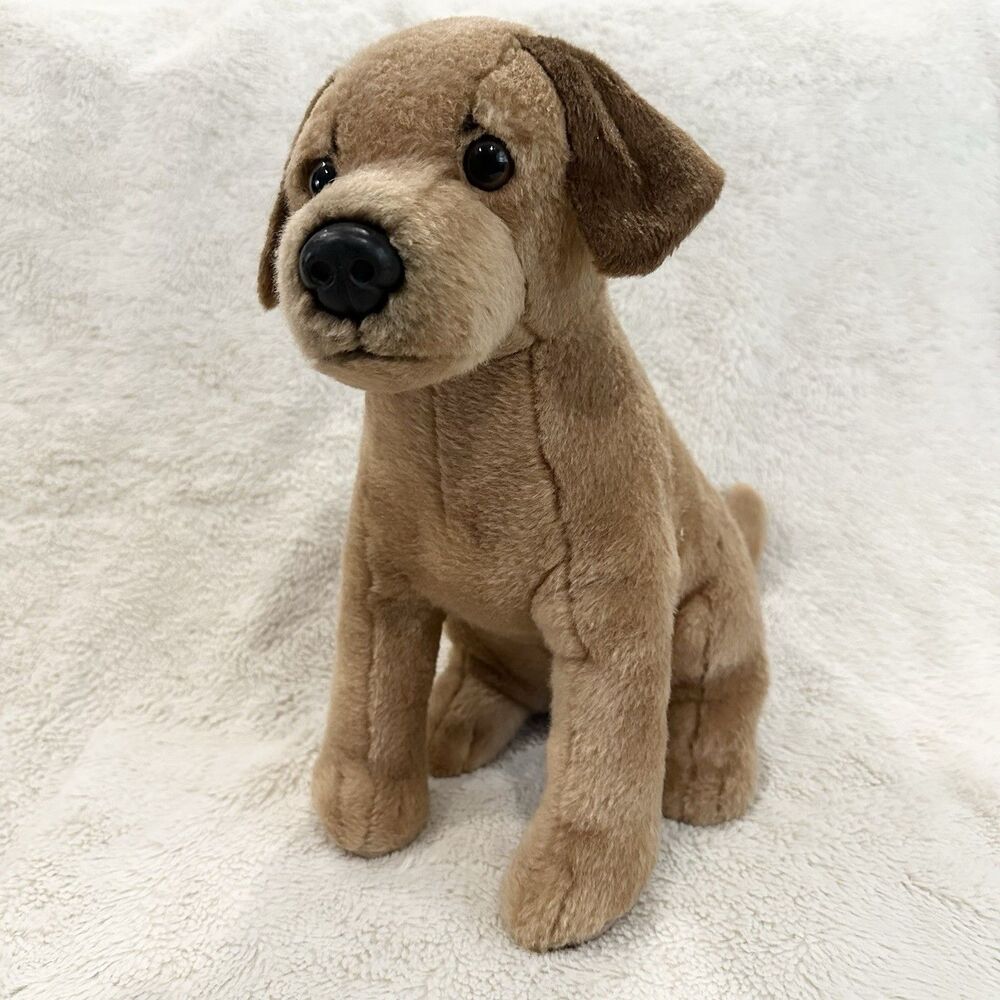 Target Circo Sitting Golden Labrador Puppy Dog Realistic Stuffed Toy 12” 2010